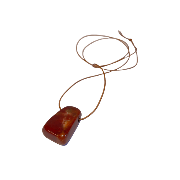 Glossy Stone ketting Hot Stone